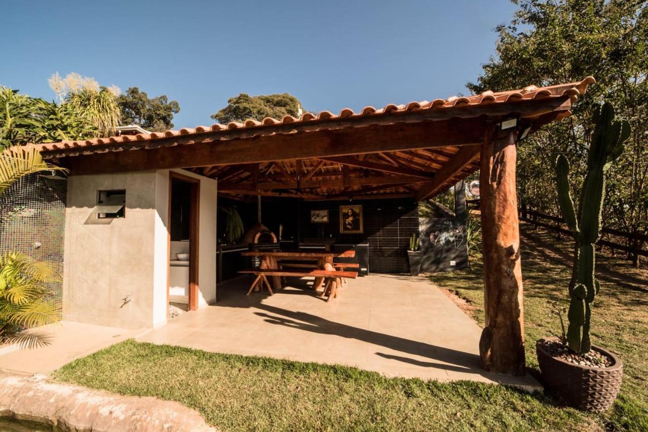 Casa De Campo Com Piscina Cascata Artificial Sao Lourenco  Dış mekan fotoğraf